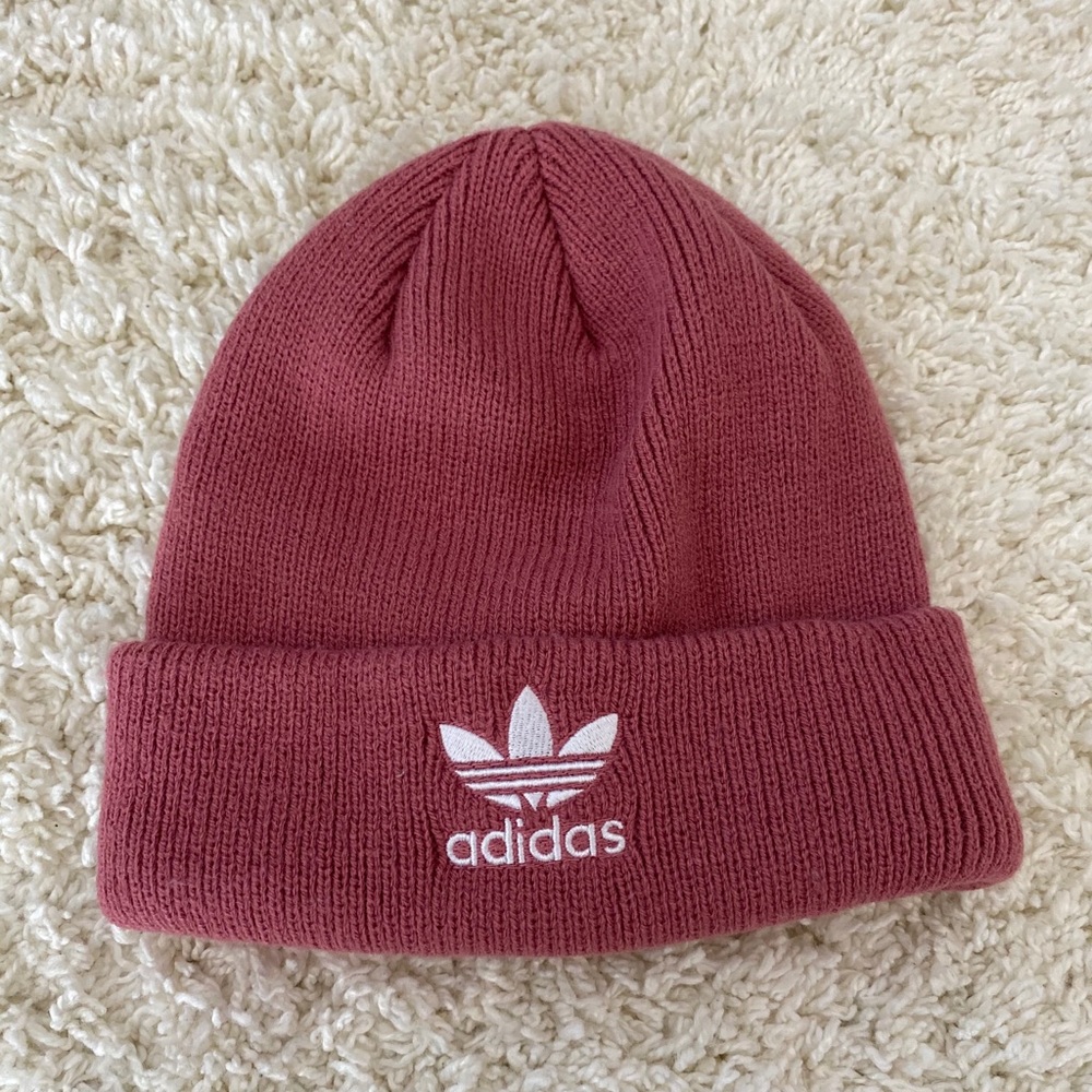 Pink Adidas Beanie